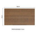 Ver imagem 2 de Armário Aéreo Madesa Stella 60 cm 1 Porta Basculante Branco/Rustic Cor:Branco/Rustic