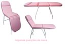 Ver imagem 3 de Kit Maca Estética Mocho À Gás Escada 02 Degraus e Brinde Fiscomed Kit Poltrona 3 Posições para Estét