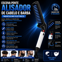 Ver imagem 5 de Pente Alisador de Cabelo e Barba Masculino Elétrico Bivolt