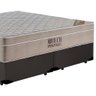 Cama Box Casal Sintético Bipartido + Colchão Ortobom Airtech Molas Ensacadas 65x138x188 Marrom - 5