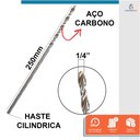 Ver imagem 2 de Broca Aço Carbono para Fibrocimento e Mourão 1/4 - Starfer