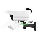 Ver imagem 5 de Luminaria Solar Led Camera Falsa Iluminaçao Externa Segurança Luz Sensor Movimento Quintal Varanda J