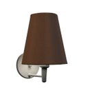 Ver imagem 3 de Arandela Cone Vivare Md-2007 Base Branco Cúpula em Tecido - Bivolt