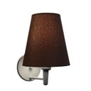 Ver imagem 1 de Arandela Cone Vivare Md-2007 Base Branco Cúpula em Tecido - Bivolt