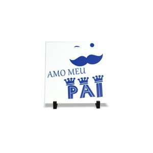 Porta Retrato Dia Dos Pais Decorativo em Azulejo Personalizados