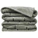 Ver imagem 1 de Cobertor Manta Himaláia Queen Ultrasoft Dupla Face - Cinza - 100% Poliéster