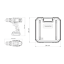 Ver imagem 3 de Furadeira Parafusadeira Tramontina 12v com 16 Peças