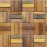 Papel de Parede Adesivo Bloco 3d de Madeira Lavável Cozinha 1,5 Metros - 7