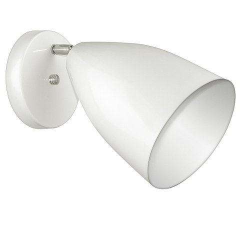 Arandela Articulada Retro Vegas Gourmet Aluminio Branco