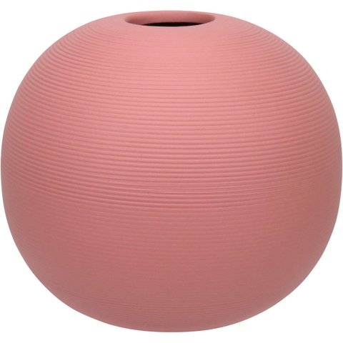 Vaso Decorativo Enfeite Planta Aparador Cerâmica 15x18x18cm Marrom