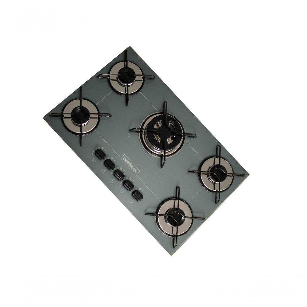 Cooktop 5 Bocas Ultra Chama Arame Cor Prata - 1