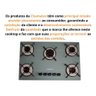 Cooktop 5 Bocas Ultra Chama Arame Cor Prata - 5