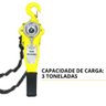 Talha de Alavanca 3 Toneladas Elevação de 1,5 Metros Importway - 7