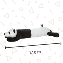 Ver imagem 3 de Travesseiro de Corpo Xuxão Pelúcia Satin Panda 1,10 M Conforto Extra para Dormir