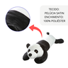 Travesseiro de Corpo Xuxão Pelúcia Satin Panda 1,10 M Conforto Extra para Dormir - 2