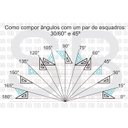 Ver imagem 4 de Conj-esquadros-acrilicos-45-+-60-desenho-tecnico-15-cm Sb