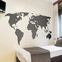 Ver imagem 1 de Adesivo de Parede Decorativo Mapa-Múndi Circular-Gigante 170x98cm