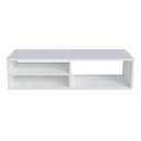 Ver imagem 2 de Rack Suspenso Painel Branco com Nicho para Tv até 50"