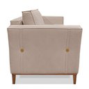 Ver imagem 4 de Poltrona Barão Linho Rustico Areia - Lucadi Home