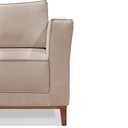 Ver imagem 2 de Poltrona Barão Linho Rustico Areia - Lucadi Home