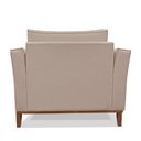 Ver imagem 3 de Poltrona Barão Linho Rustico Areia - Lucadi Home