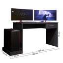Ver imagem 2 de Mesa Gamer com Plataforma Versátil Ventelle Preto