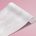 Ver imagem 4 de Papel de Parede Triângulos Lilás, Branco e Rosa Arte Destaque 1,50 Metros