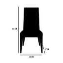 Ver imagem 2 de Kit 2 Cadeiras Giulia Estofadas Tecido Veludo Boareto Cor Azul