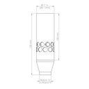 Ver imagem 2 de Bico Geiser em Inox para Fonte, Chafariz e Lago de 1.1/2" Entrada Rosca de 3/4" - Inaqua