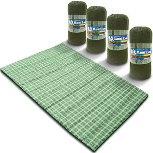 Kit 4 Colchonetes Casal 190x130 Com Bolsa - Emcompre