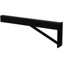 Ver imagem 4 de 5 Suportes Pia Parafusar Bancada Aparador 50 Cm - Preto