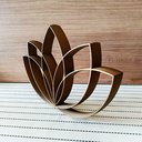 Ver imagem 5 de Estatueta Flor de Lótus - Símbolo Vida, Decoração,quarto - Cor: Bronze