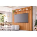 Ver imagem 7 de Rack Bancada C/ Painel P/ Tv até 70 Pol Moema/maragogi Ripado 4 Portas e Pés 180x197cm Off White/