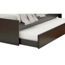 Ver imagem 3 de Cama Solteiro com Auxiliar Prisma Preto - JeA Móveis