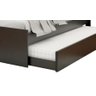 Cama Solteiro com Auxiliar Prisma Preto - JeA Móveis - 3