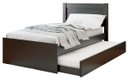 Ver imagem 1 de Cama Solteiro com Auxiliar Prisma Preto - JeA Móveis