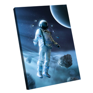 QUADRO DECORATIVO ASTRONAUTA BLUE