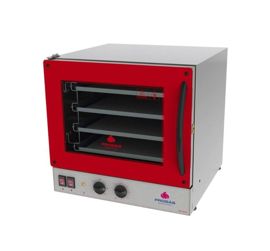 Forno Turbo Elétrico Progás Fast Oven Analógico Vermelho Prp-004 G2 -220v - 1