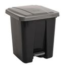 Ver imagem 1 de LIXEIRA PRETA 15 LITROS PEDAL CESTO LIXO QUARTO BANHEITO COZINHA COLETA SELETIVA