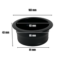 Ver imagem 4 de Kit 10 Porta Copos Preto para Sofá e Móveis Embutir