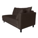 Ver imagem 3 de Recamier Charmy 1,60m Suede Marrom - Dominic Decor