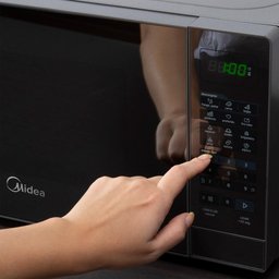 Forno Micro-ondas Midea 20 Litros 700w Prata com Porta Espelhada Mrae21 127v - 4