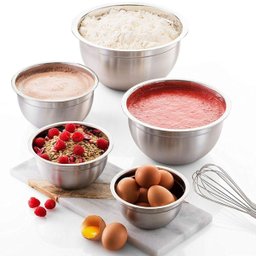 Tigela em Aço Inox 30cm Kehome Mixing Bowl Saladas Petisco - 10