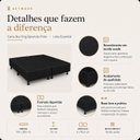 Ver imagem 6 de Base Cama Box King Bipartido Essential 193x203cm Preto