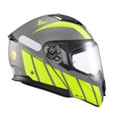Ver imagem 3 de Capacete Texx Escam Kratos Cyber Cinz Verd Fosc 61