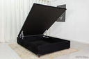 Ver imagem 4 de Cama Box Baú Casal Suede Preto 41x138x188
