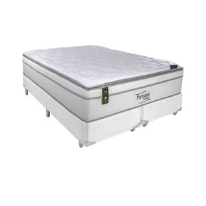 Cama Box King + Colchão Portobel Ecstasy Molas Ensacadas 70x193x203