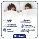 Ver imagem 4 de Cama Box Casal Sintético + Colchão Casal Ortobom Airtech Molas SpringPocket (65x138x188) Preto