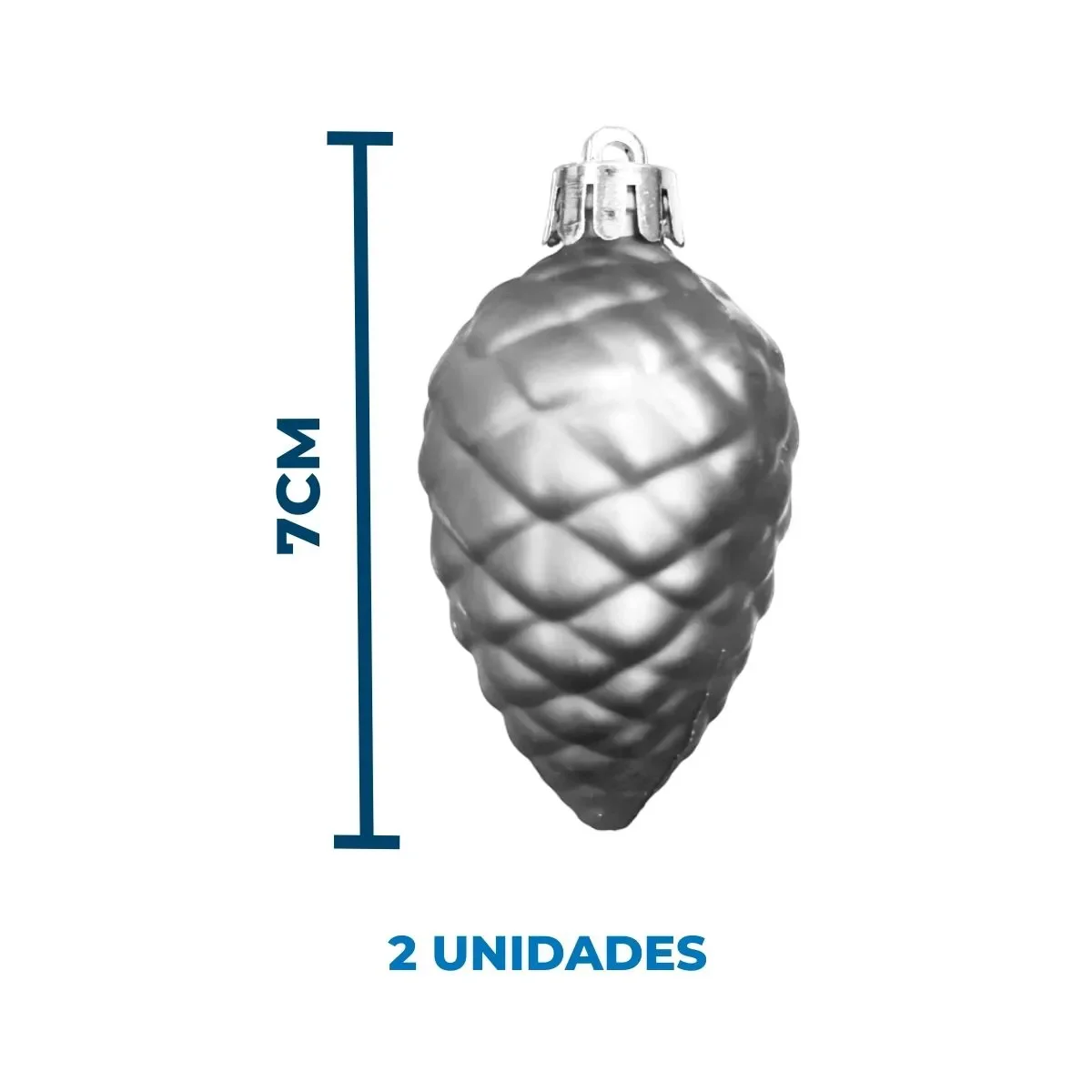 Jogo de Decoração para Árvore de Natal com 19 Peças Ntb82017 - Prata - 4