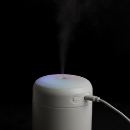 Mini Umidificador de Ar Difusor USB com Led Portátil Branco - 4